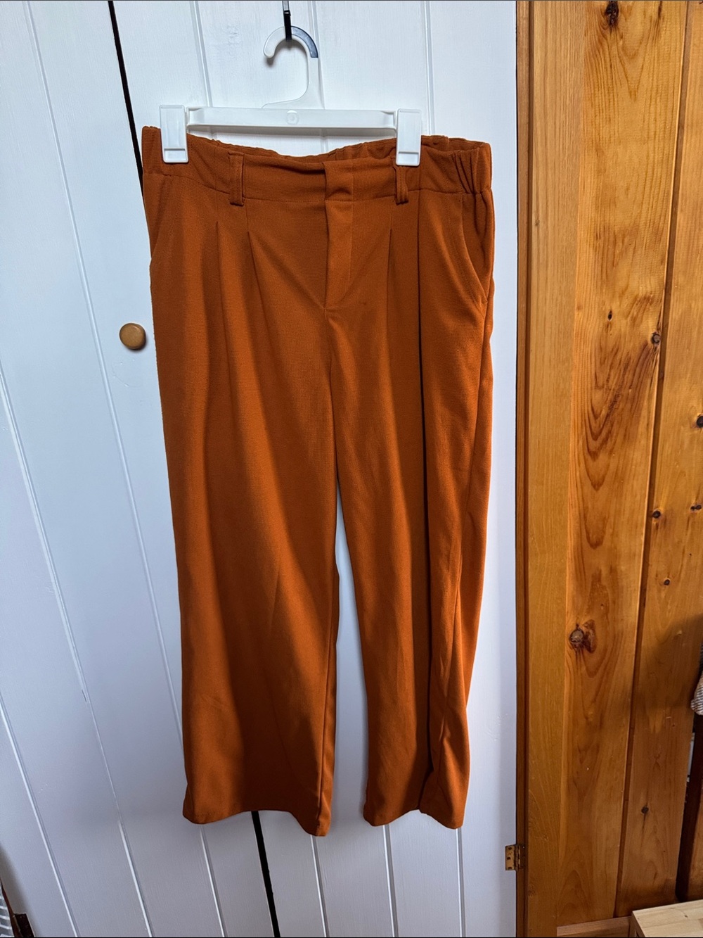 Women’s Casual Pants - Rust Orange